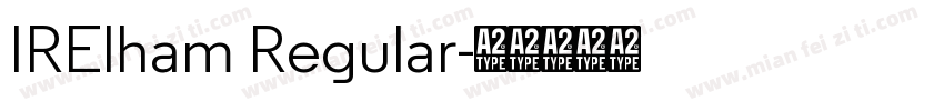 IRElham Regular字体转换